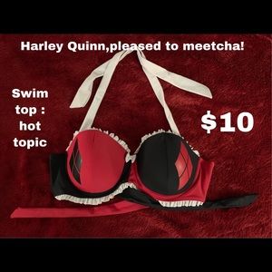 Plus size XXL HARLEY QUINN BIKINI TOP